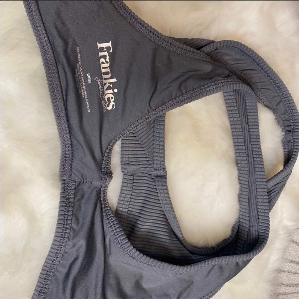 Frankie’s Bikinis Cole Top and Bottom Gray - Picture 5 of 5